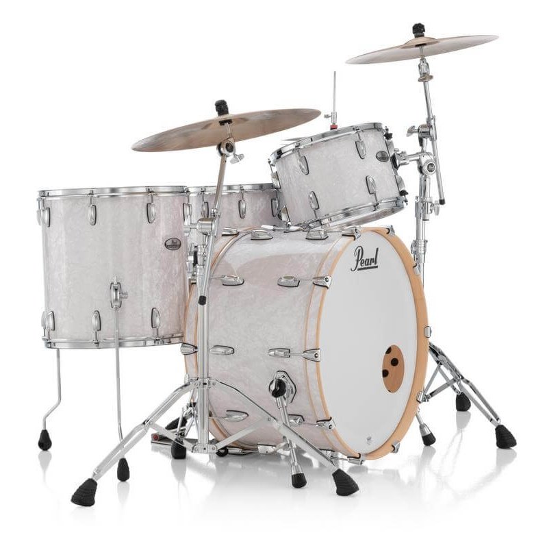 Pearl Professional Maple 3pc Drum Set 24/13/16 White Marine Pearl